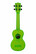 Ukulele sopraano Kala Waterman fluorescent Green