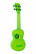 Ukulele sopraano Kala Waterman fluorescent Green