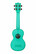 Ukulele sopraano Kala Waterman fluorescent  blue