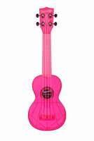 Ukulele sopraano Kala Waterman fluorescent pink