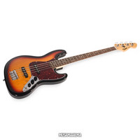 Bassokitara 4-kielinen Tokai AJB-58 3-Tone Sunburst