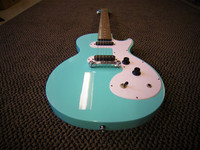 Myydään asiakkaan lukuun: Sähkökitara Epiphone Les Paul SL Turquoise (käyt)