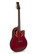 Elektro-akustinen kitara Ovation Celebrity Elite CE44-RR-G Ruby Red, Mid-cut