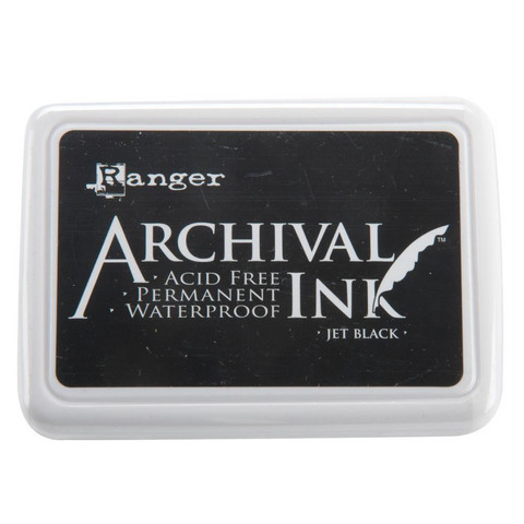 Ranger - Archival Ink leimamustetyyny, Jet Black