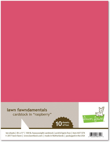 Lawn Fawn - Raspberry 8,5