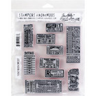 Tim Holtz - Cling Stamps, Ticket Booth, Leimasetti