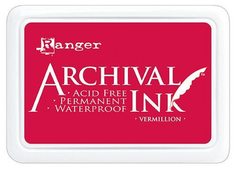 Ranger - Archival Ink leimamustetyyny, Vermillion