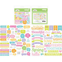 Doodlebug - Simply Spring Chit Chat, Odds & Ends Die-Cuts, 113 osaa