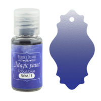 Fabrika Decoru - Magic Paint, Värijauhe,15 ml, Cobalt blue