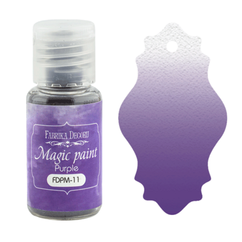 Fabrika Decoru - Magic Paint, Värijauhe,15 ml, Purple