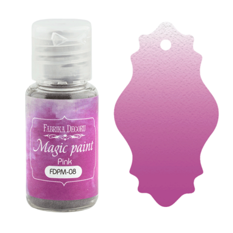Fabrika Decoru - Magic Paint, Värijauhe,15 ml, Pink