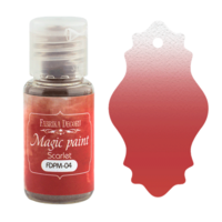 Fabrika Decoru - Magic Paint, Värijauhe,15 ml, Scarlett