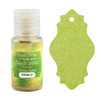 Fabrika Decoru - Magic Paint With Effect, Helmiäisvärijauhe,15 ml, Golden Spring