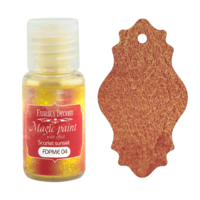 Fabrika Decoru - Magic Paint With Effect, Helmiäisvärijauhe,15 ml, Scarlet sunset