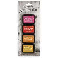 Ranger - Distress Archival Mini Ink Kit, Leimamustetyynysetti, #1