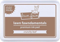 Lawn Fawn - Dye Ink, Crunchy Leaf, Leimamustetyyny (permanent)