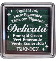 Tsukineko - Delicata Pigment Ink, Emerald Green, Leimasinmuste