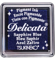 Tsukineko - Delicata Pigment Ink, Sapphire Blue, Leimasinmuste