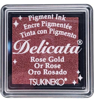 Tsukineko - Delicata Pigment Ink, Rose Gold, Leimasinmuste