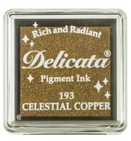 Tsukineko - Delicata Pigment Ink, Celestial Copper, Leimasinmuste