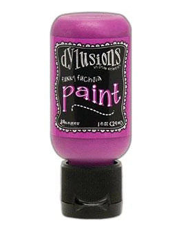 Dyan Reaveley - Dylusions Acrylic Paint, Funky Fuchsia, 29ml