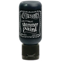 Dylusions - Shimmer Acrylic Paint, Black Marble, 29ml