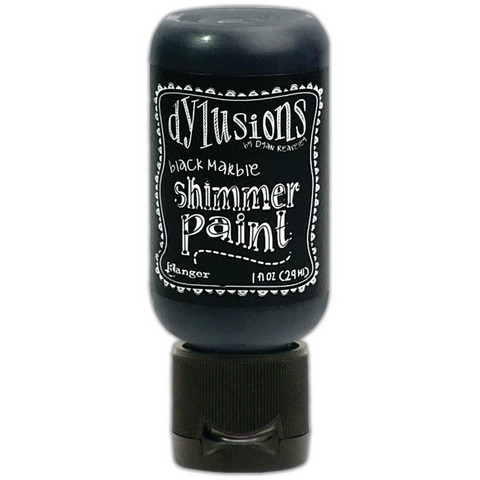 Dylusions - Shimmer Acrylic Paint, Black Marble, 29ml