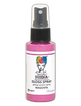 Dina Wakley - Media Gloss Spray, Magenta, 56ml