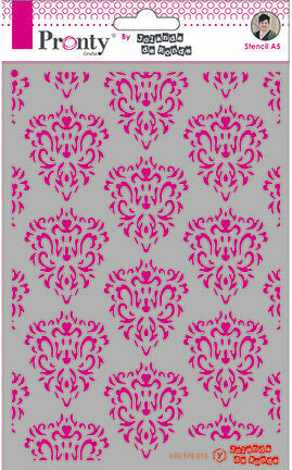 Pronty Crafts - Barok Pattern Stencil A5, Sapluuna
