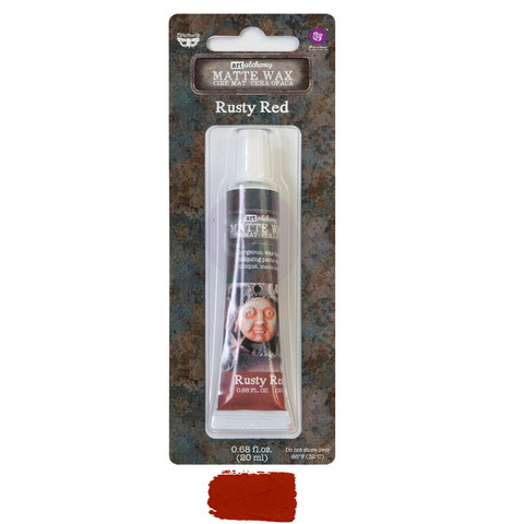 Prima Marketing - Finnabair Art Alchemy Matte Wax, Rusty Red