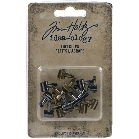 Tim Holtz - Idea-Ology Tiny Clips, 15 kpl