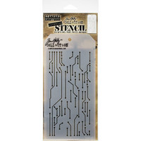 Tim Holtz - Layered Stencil, Circuit