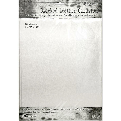 Tim Holtz - Distress Cracked Leather Cardstock, 10kpl