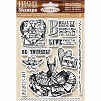 Stamperia - Natural Rubber Stamp, Fly High, Leimasetti