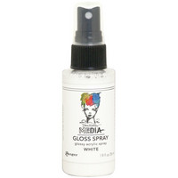 Dina Wakley - Media Gloss Spray, White, 56ml