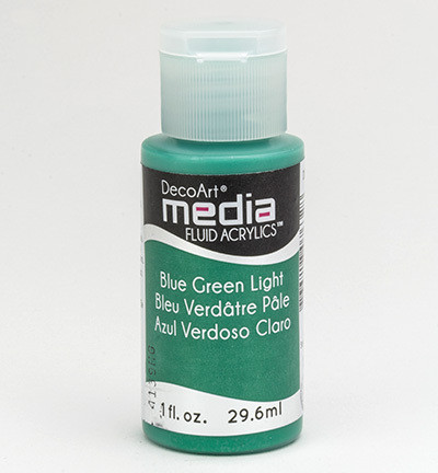 DecoArt - Fluid Acrylics, Blue Green Light, 29ml