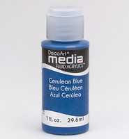 DecoArt - Fluid Acrylics, Cerulean Blue, 29ml