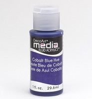 DecoArt - Fluid Acrylics, Cobalt Blue Hue, 29ml