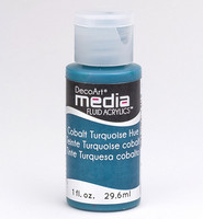 DecoArt - Fluid Acrylics, Cobalt Turquoise Hue, 29ml