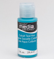 DecoArt - Fluid Acrylics, Cobalt Teal Hue, 29ml