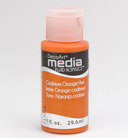 DecoArt - Fluid Acrylics, Cadmium Orange Hue, 29ml
