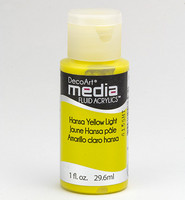 DecoArt - Fluid Acrylics, Hansa Yellow Light, 29ml