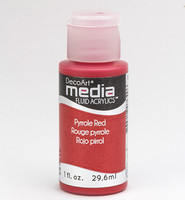 DecoArt - Fluid Acrylics, Pyrrole Red, 29ml