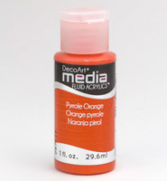 DecoArt - Fluid Acrylics, Pyrrole Orange, 29ml