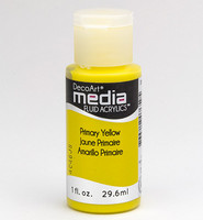 DecoArt - Fluid Acrylics, Primary Yellow, 29ml