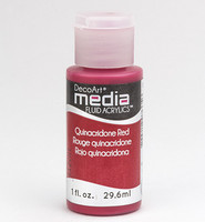DecoArt - Fluid Acrylics, Quinacridone Red, 29ml
