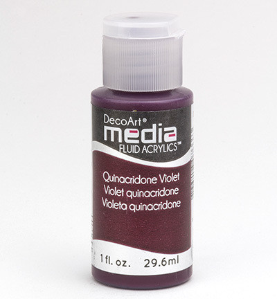 DecoArt - Fluid Acrylics, Quinacridone Violet, 29ml