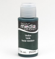 DecoArt - Fluid Acrylics, Viridian Green Hue, 29ml