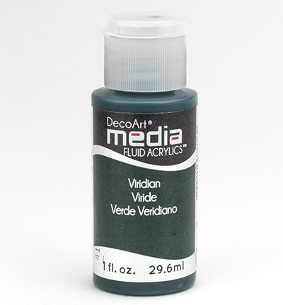 DecoArt - Fluid Acrylics, Viridian Green Hue, 29ml