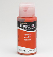 DecoArt - Fluid Acrylics, Vermillion Hue, 29ml